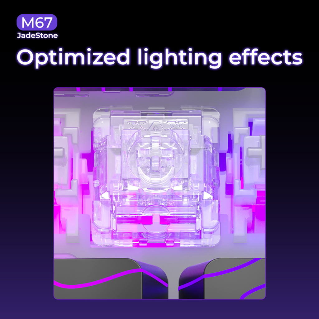 XVX M67 Mechanical Keyboard – Interstellar Black, RGB, Hot-Swap