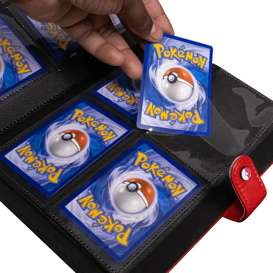 Pokémon Premium Snap Binder – Red 4-Pocket