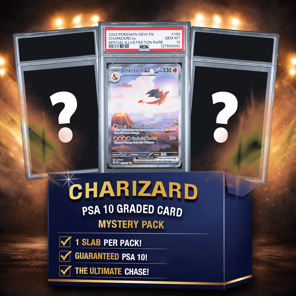 Charizard PSA 10 Mystery Pack – 1 Graded Gem Mint Charizard