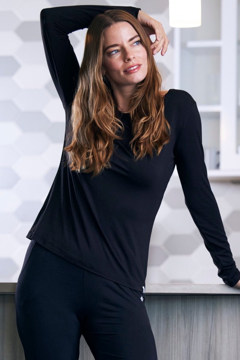 Spun Bamboo Women's Lounge Long Sleeve Tee
