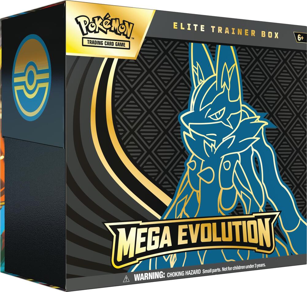 Mega Evolution Elite Trainer Box – Pokémon TCG (Lucario or Gardevoir)