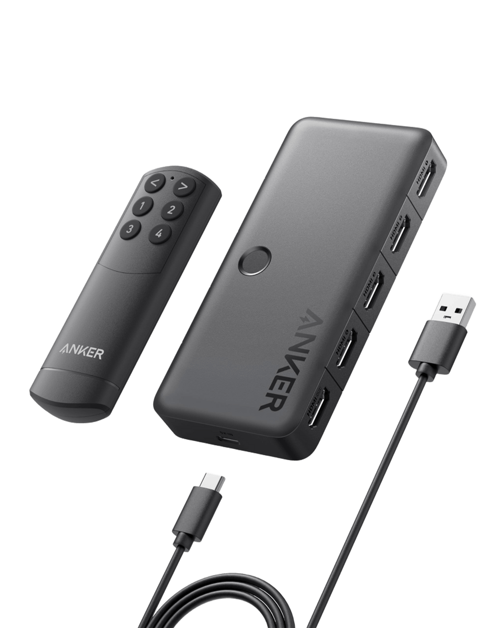 Anker 4-in-1 HDMI Switch – 4K with Remote