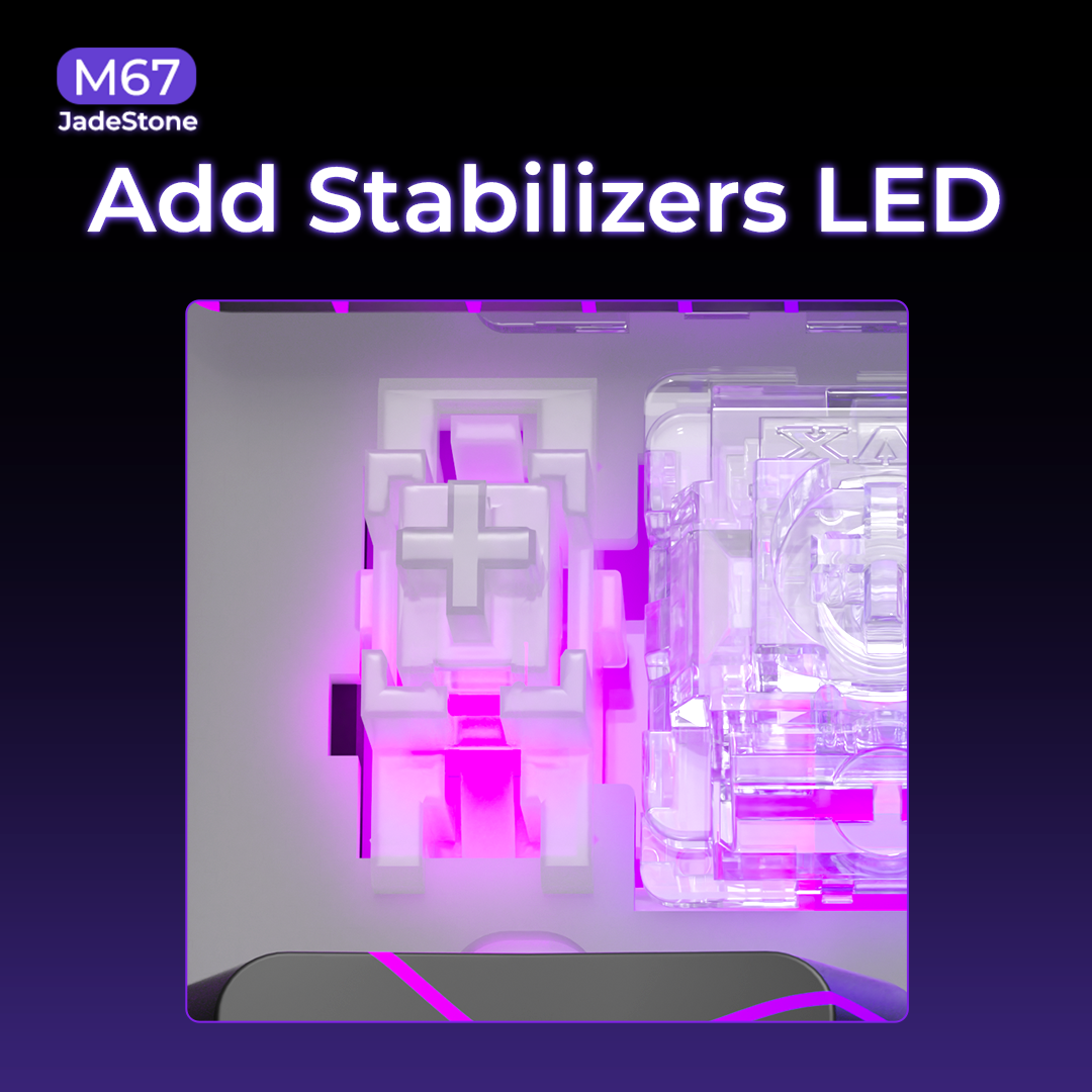 XVX M67 Mechanical Keyboard – Interstellar Black, RGB, Hot-Swap