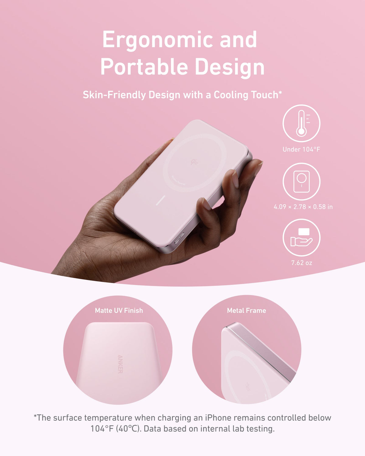 Anker MagGo 10K Slim Magnetic Power Bank – Qi2 15W