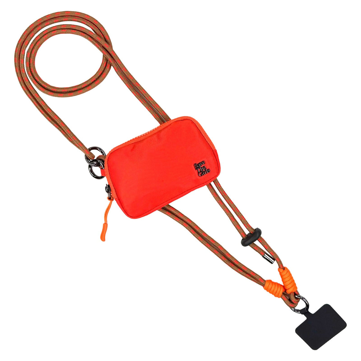 Save the Girls Twin Rope Crossbody Phone Strap with RFID Pouch