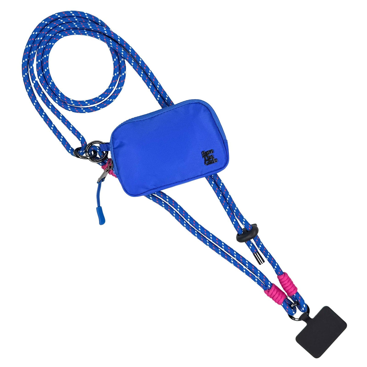 Save the Girls Twin Rope Crossbody Phone Strap with RFID Pouch