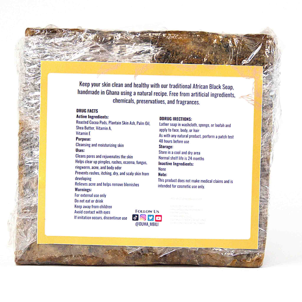 Authentic African Black Soap – Handmade in Ghana