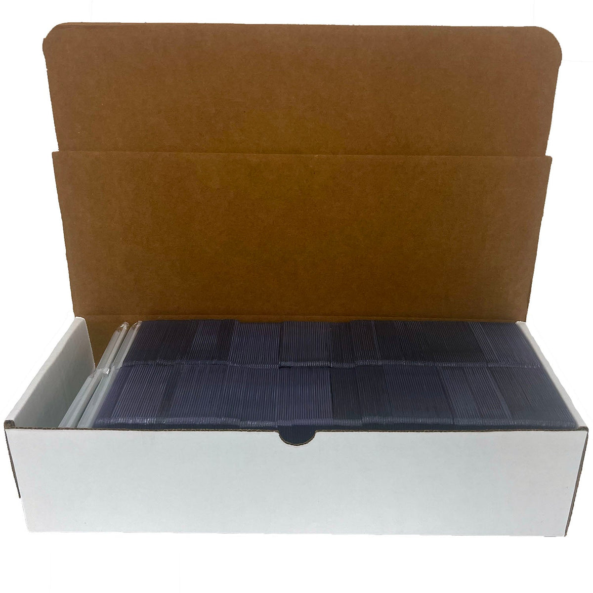 Trading Card Storage Box with Toploaders & Sleeves