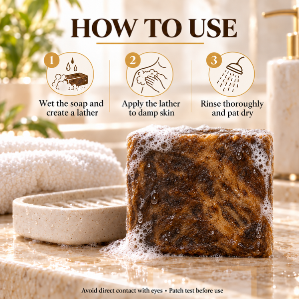 Authentic African Black Soap – Handmade in Ghana