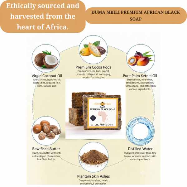 Authentic African Black Soap – Handmade in Ghana