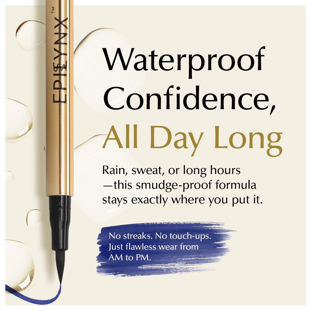 EpiLynx Waterproof Liquid Eyeliner – 10 Bold & Shimmer Shades
