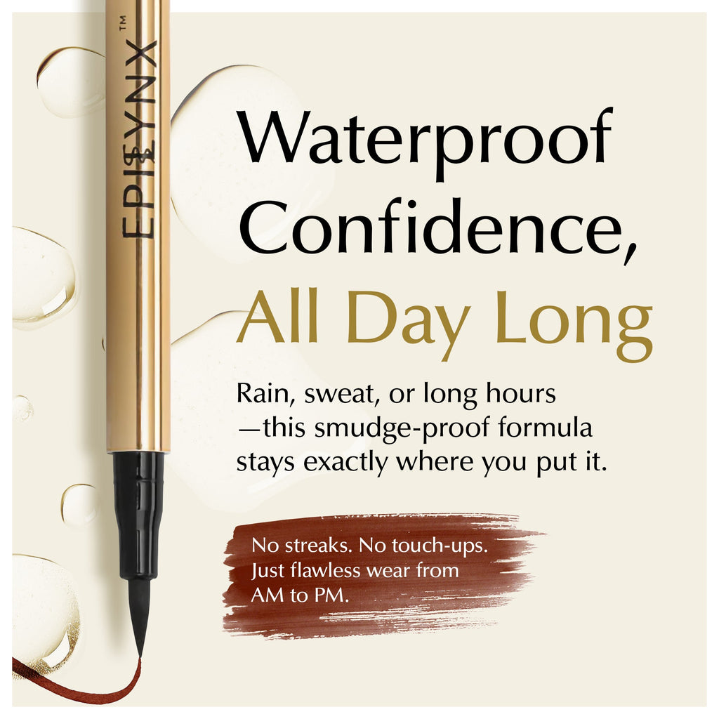 EpiLynx Waterproof Liquid Eyeliner – 10 Bold & Shimmer Shades