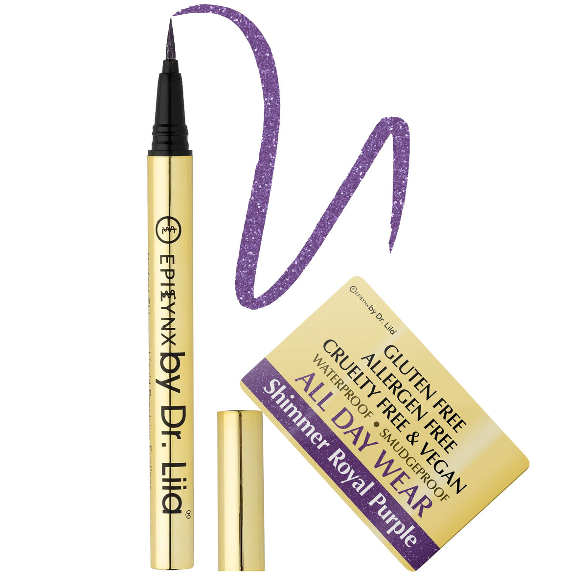 EpiLynx Waterproof Liquid Eyeliner – 10 Bold & Shimmer Shades