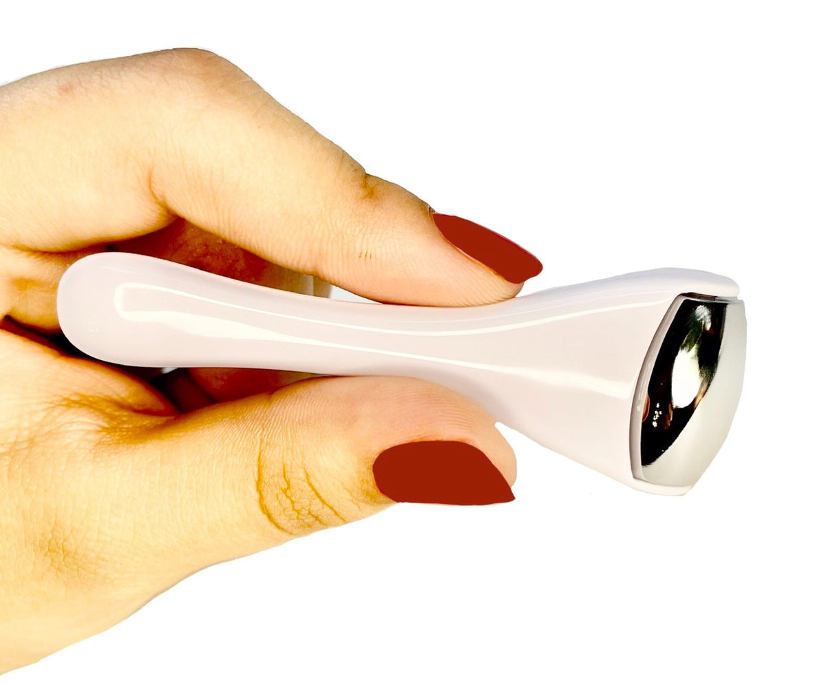 Mini Eye & Face Ice Roller – Stainless Steel