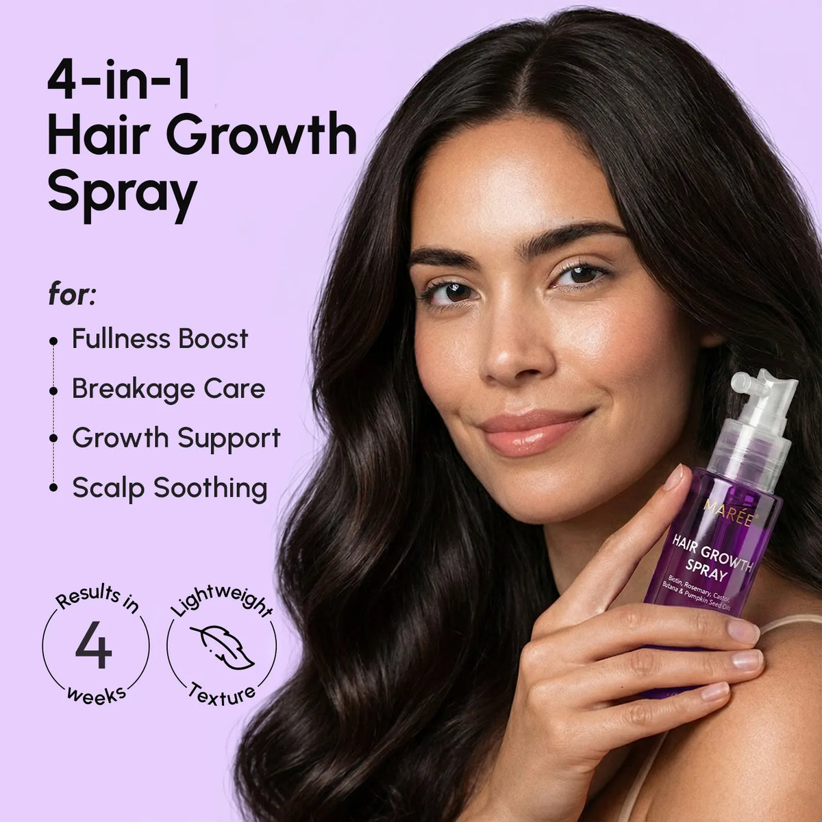 Marée 4-in-1 Rosemary Scalp Spray