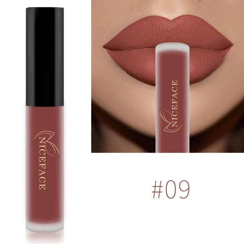 NICEFACE Matte Liquid Lipstick – Waterproof, Long-Lasting