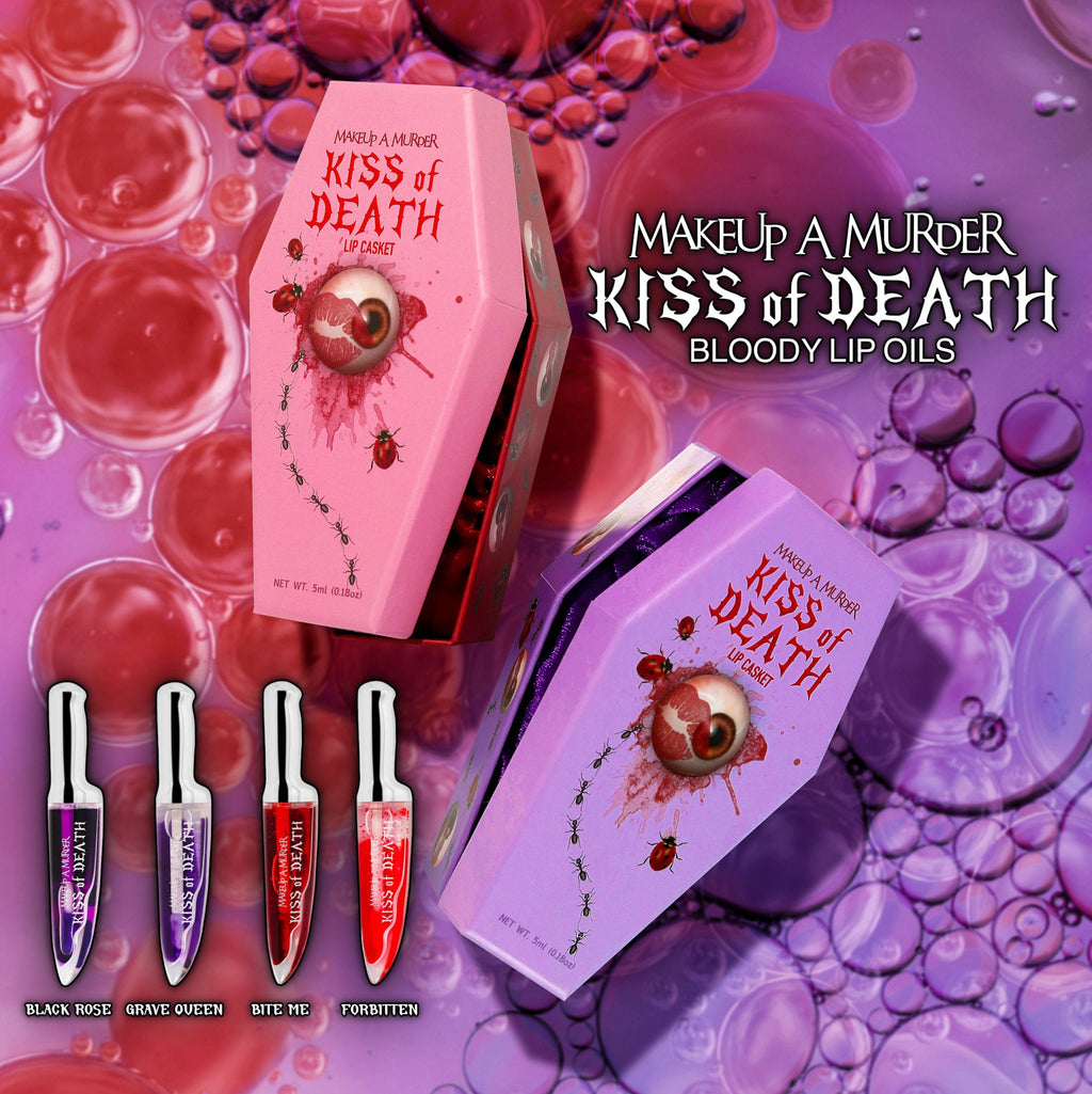 KISS of DEATH Bloody Lip Oil – Knife Applicator