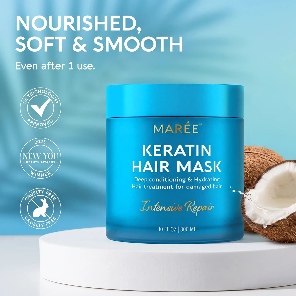 MAREE Keratin Hair Mask – Deep Conditioning for Dry, Damaged Hair