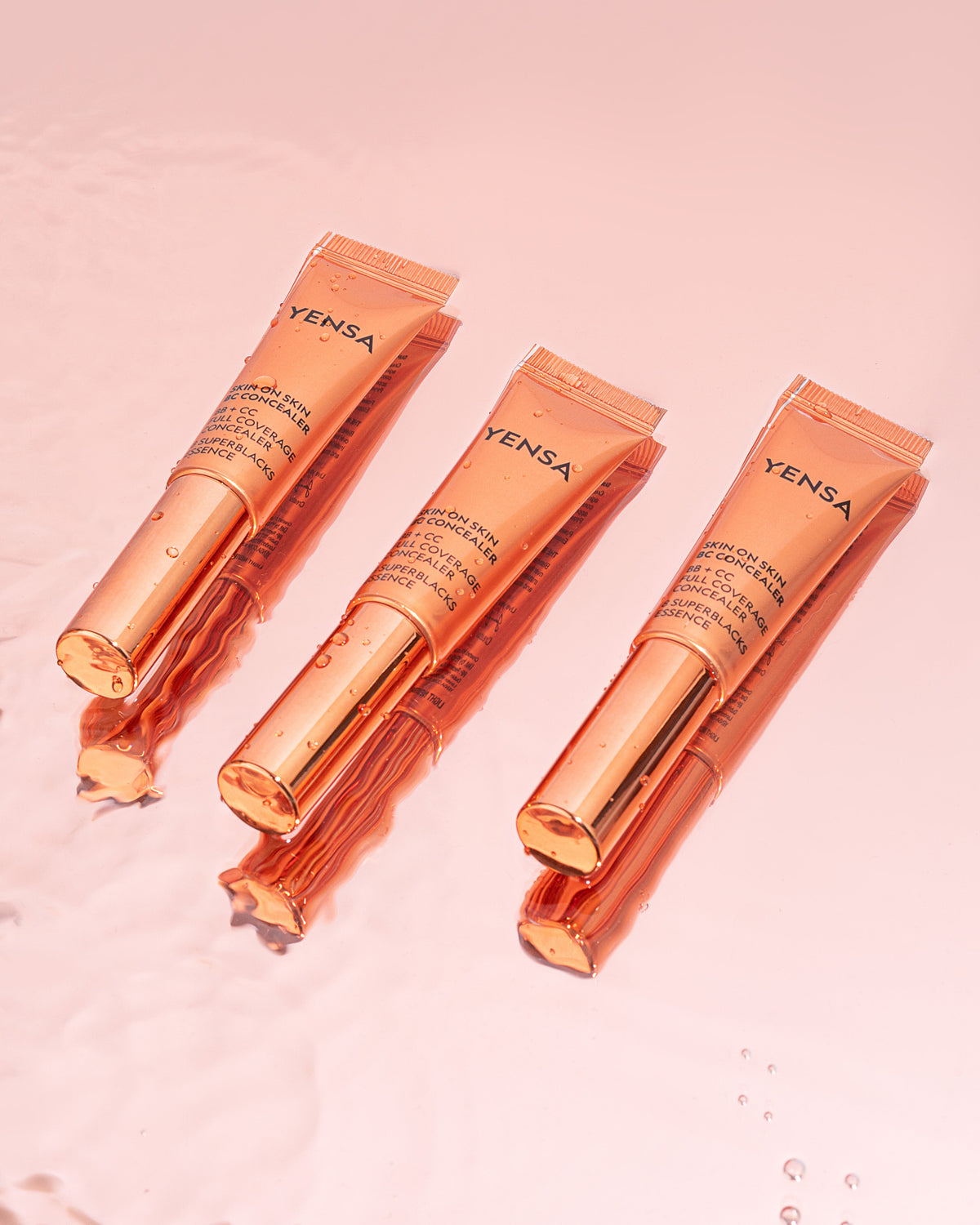YENSA Skin On Skin BB + CC Serum Concealer – Full Coverage, 11 Shades