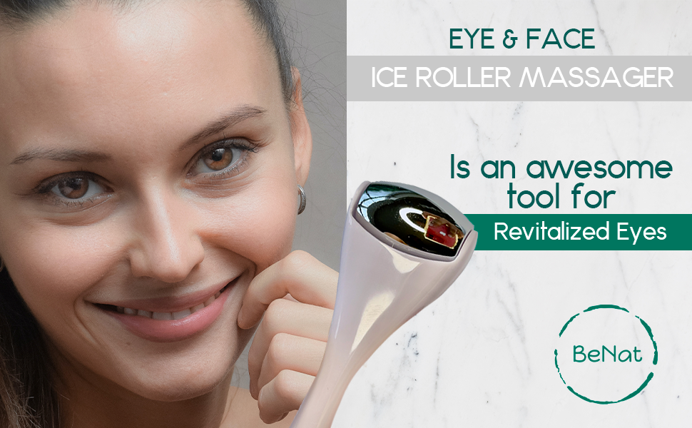 Mini Eye & Face Ice Roller – Stainless Steel