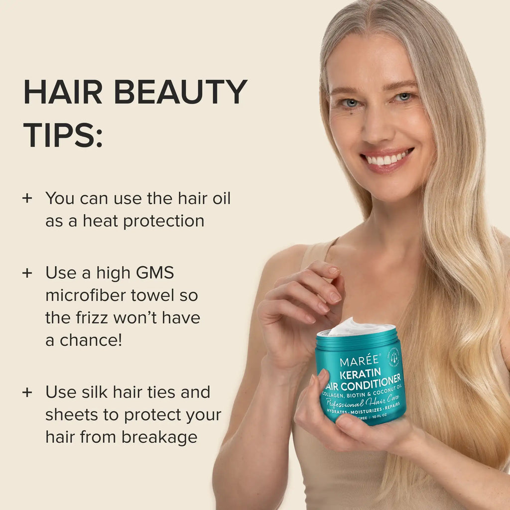 MAREE Keratin Hair Mask – Deep Conditioning for Dry, Damaged Hair