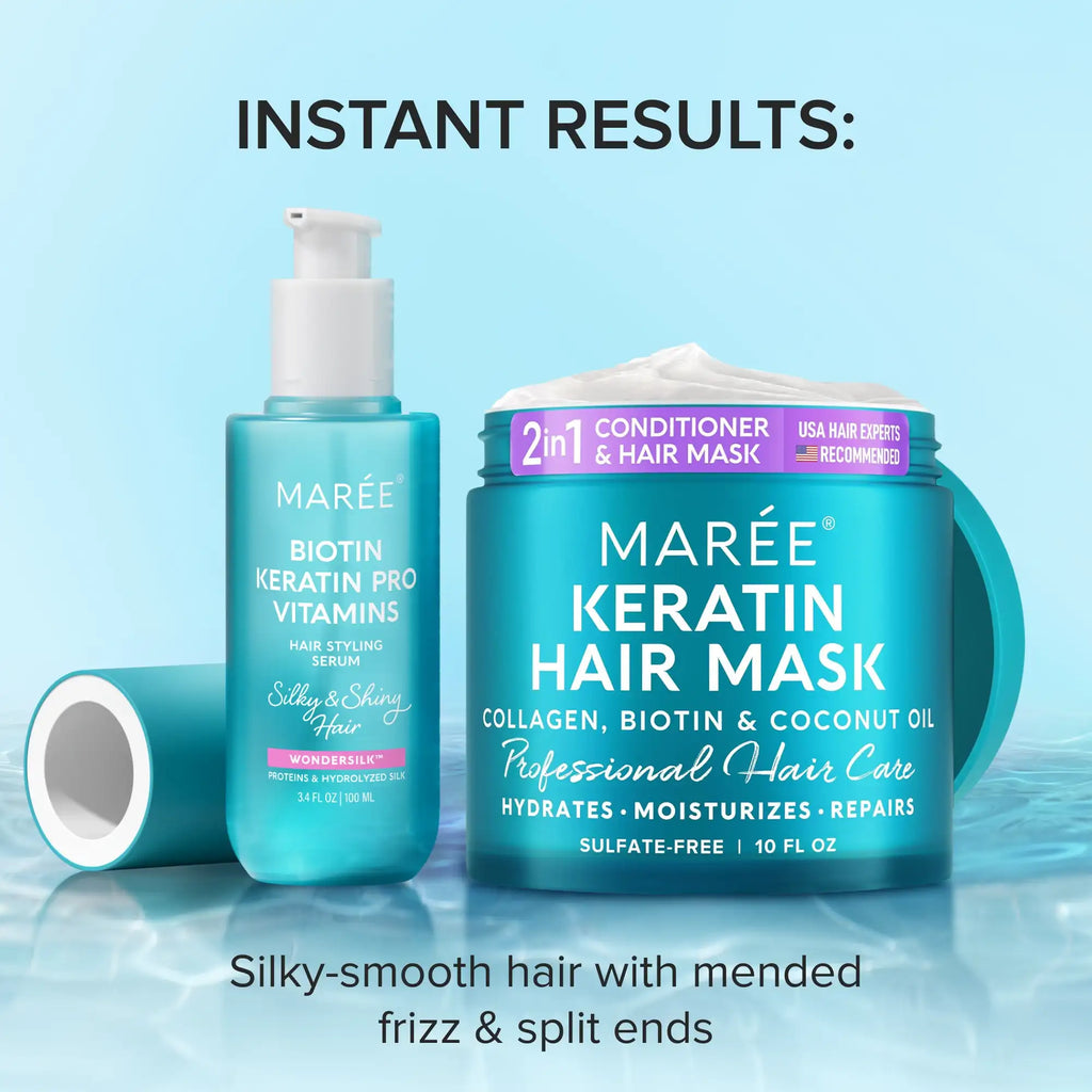 MAREE Keratin Hair Mask – Deep Conditioning for Dry, Damaged Hair