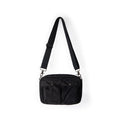 Pleated Nylon Mini Square Crossbody Bag