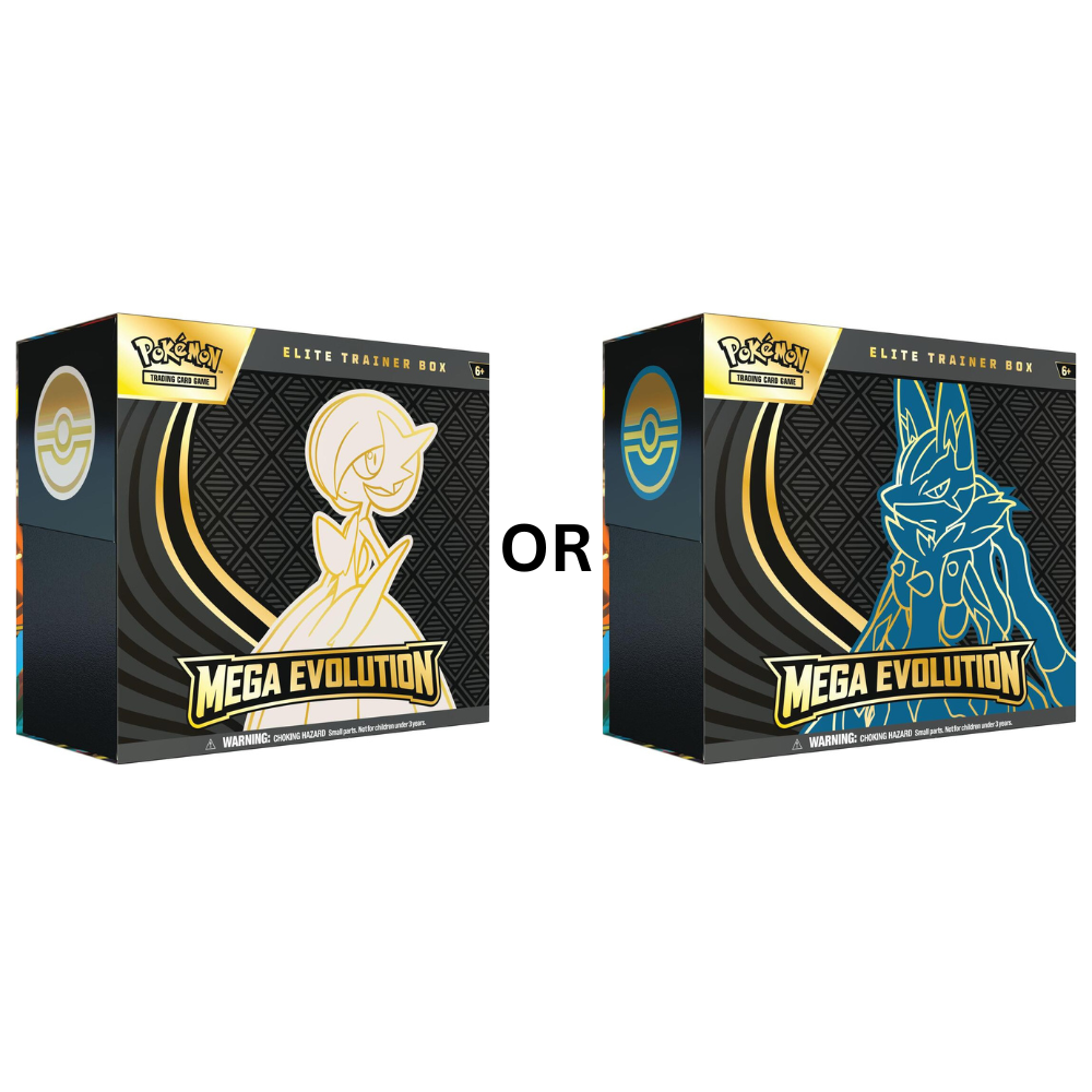 Mega Evolution Elite Trainer Box – Pokémon TCG (Lucario or Gardevoir)