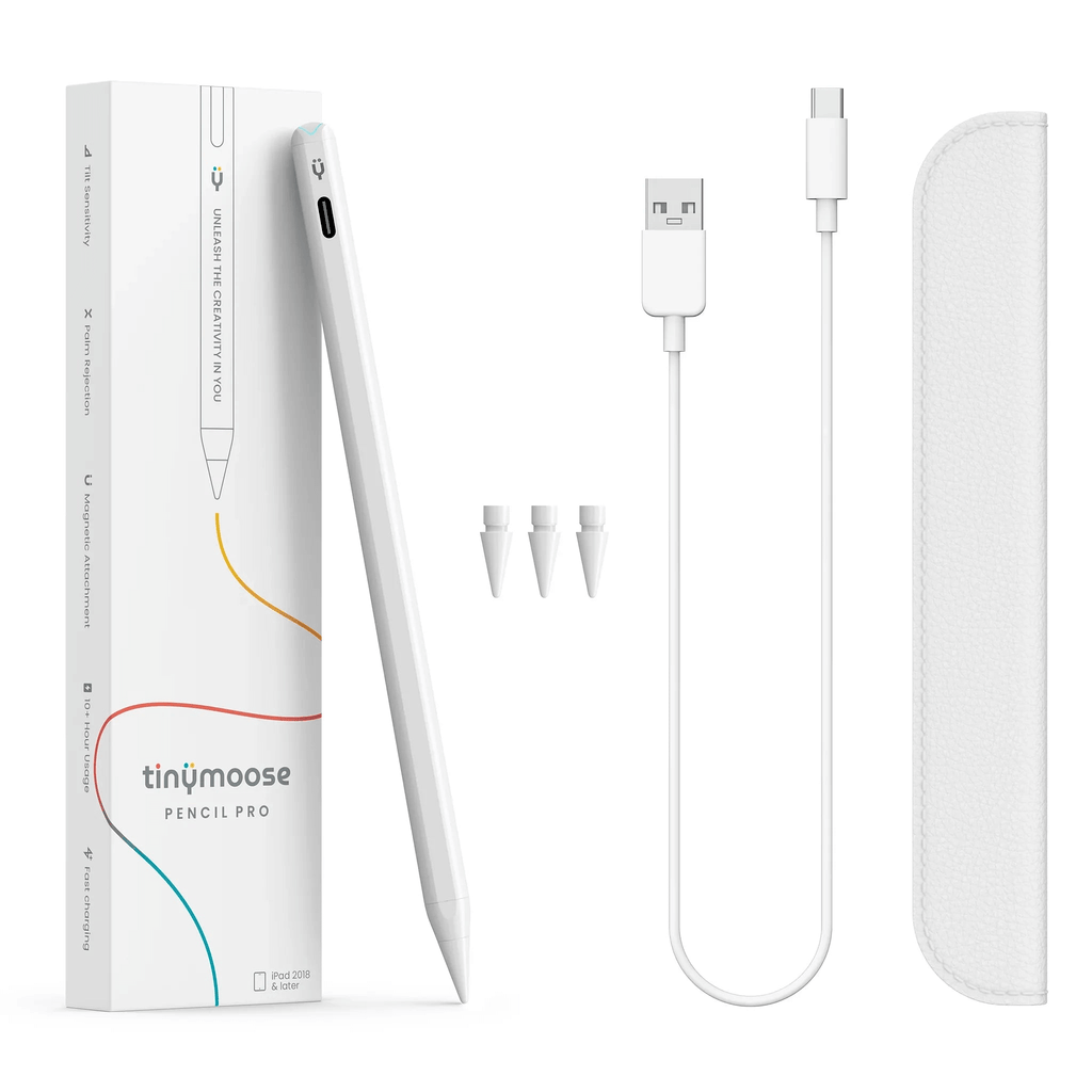 Tinymoose Pencil Pro iPad Pen – Pearl White