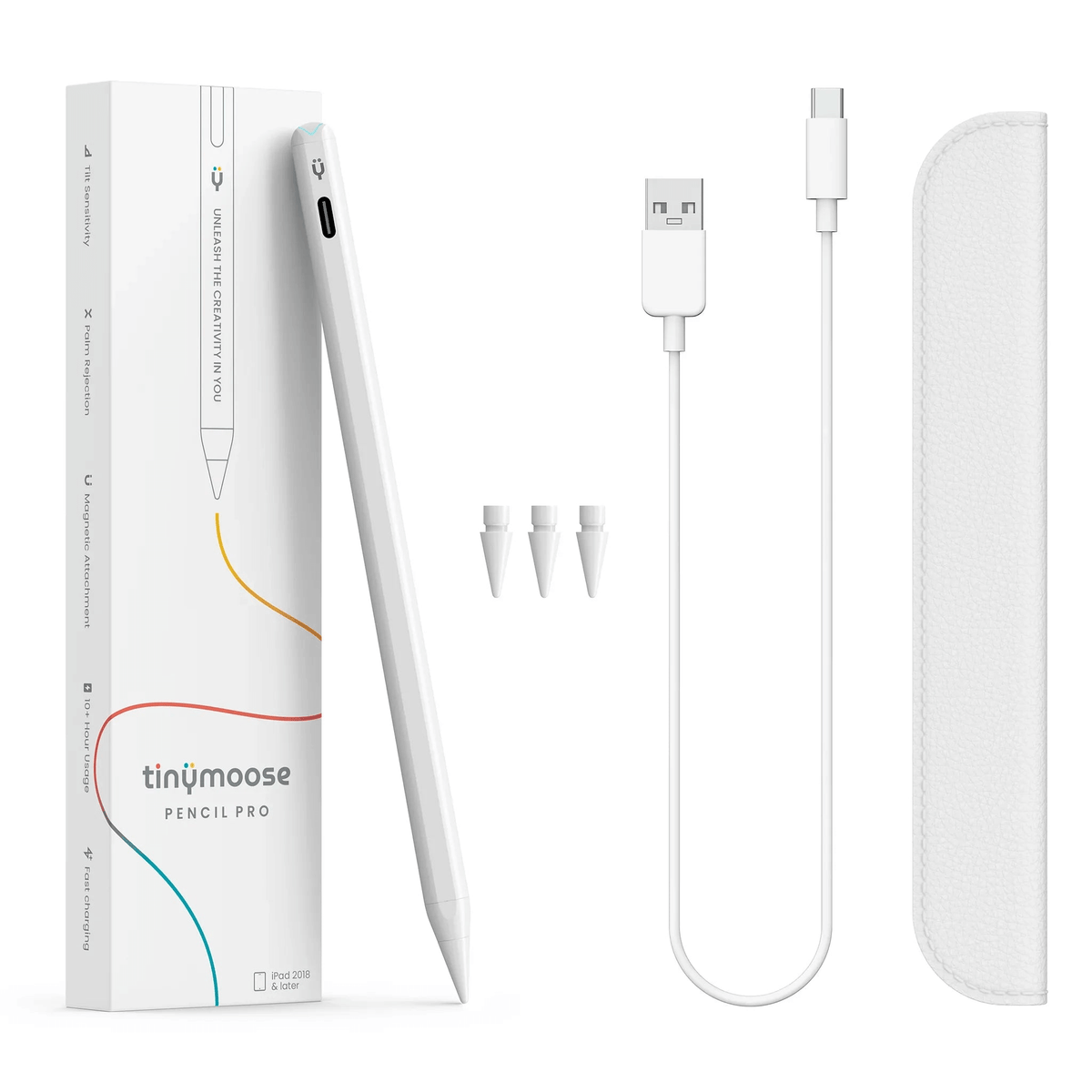 Tinymoose Pencil Pro iPad Pen – Pearl White