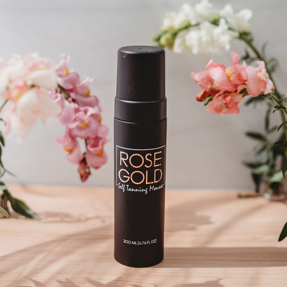 Rose Gold Sunless Rapid Rinse Self-Tanning Mousse – Dark Neutral