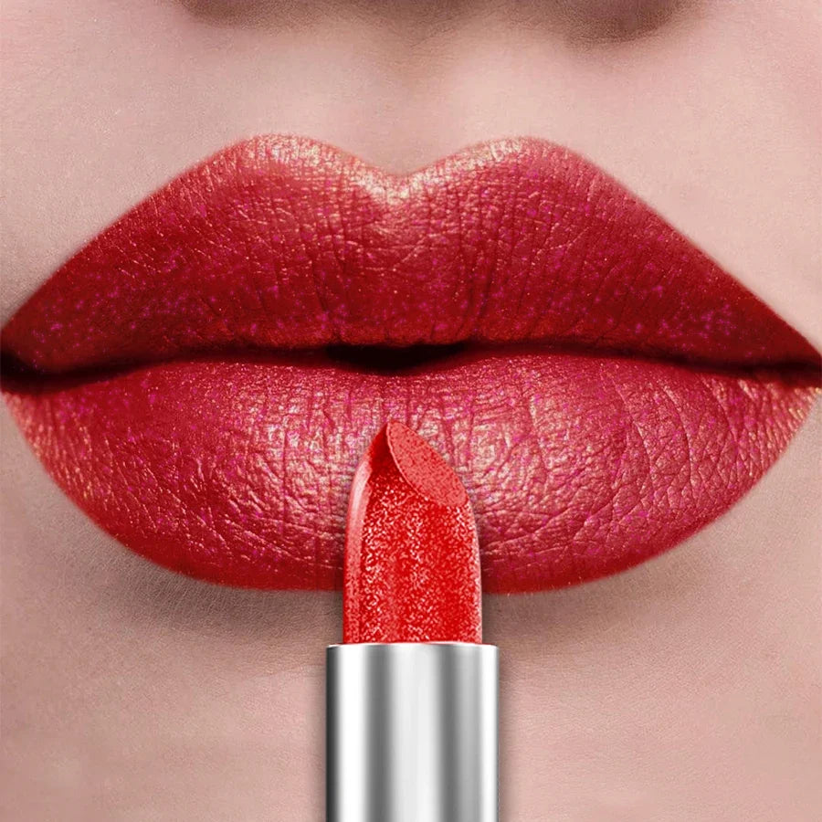 Metallic Glitter Lipstick – 21 Shades