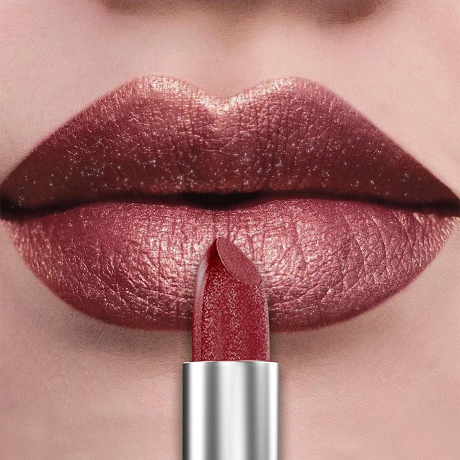 Metallic Glitter Lipstick – 21 Shades