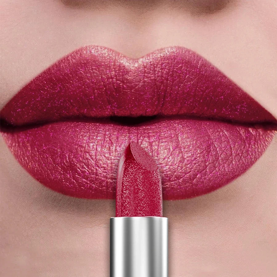 Metallic Glitter Lipstick – 21 Shades