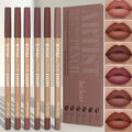 Velvet Matte Lip Liner Set – 6 Pencils