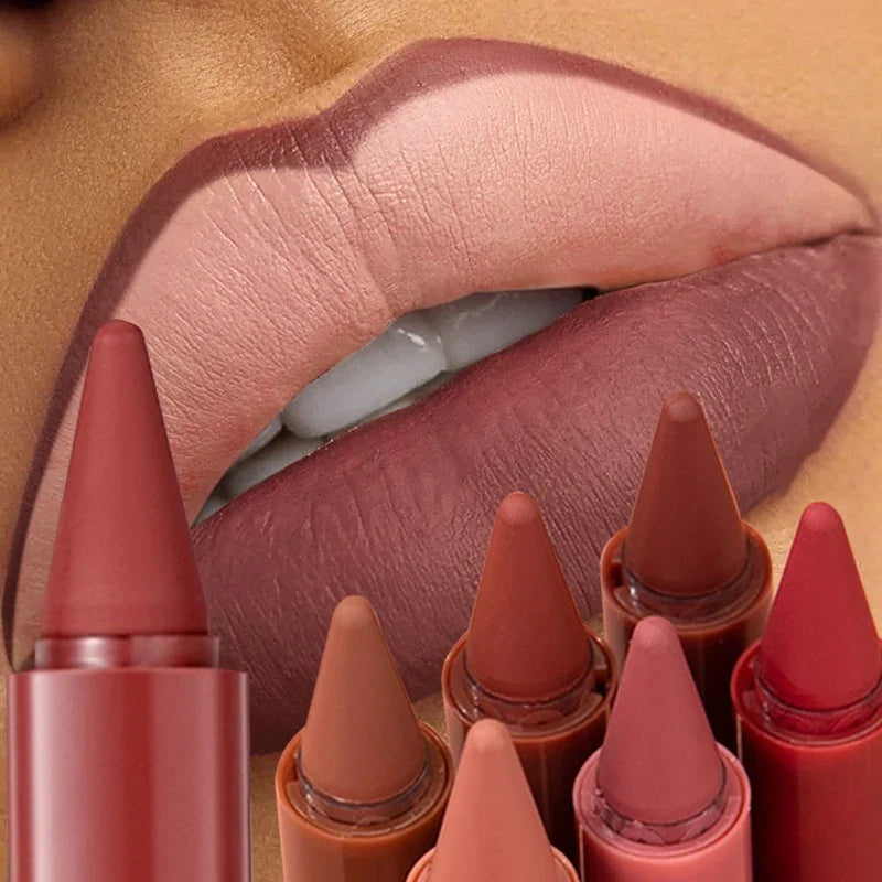 Tapered Matte Lip Liner – Velvet Finish