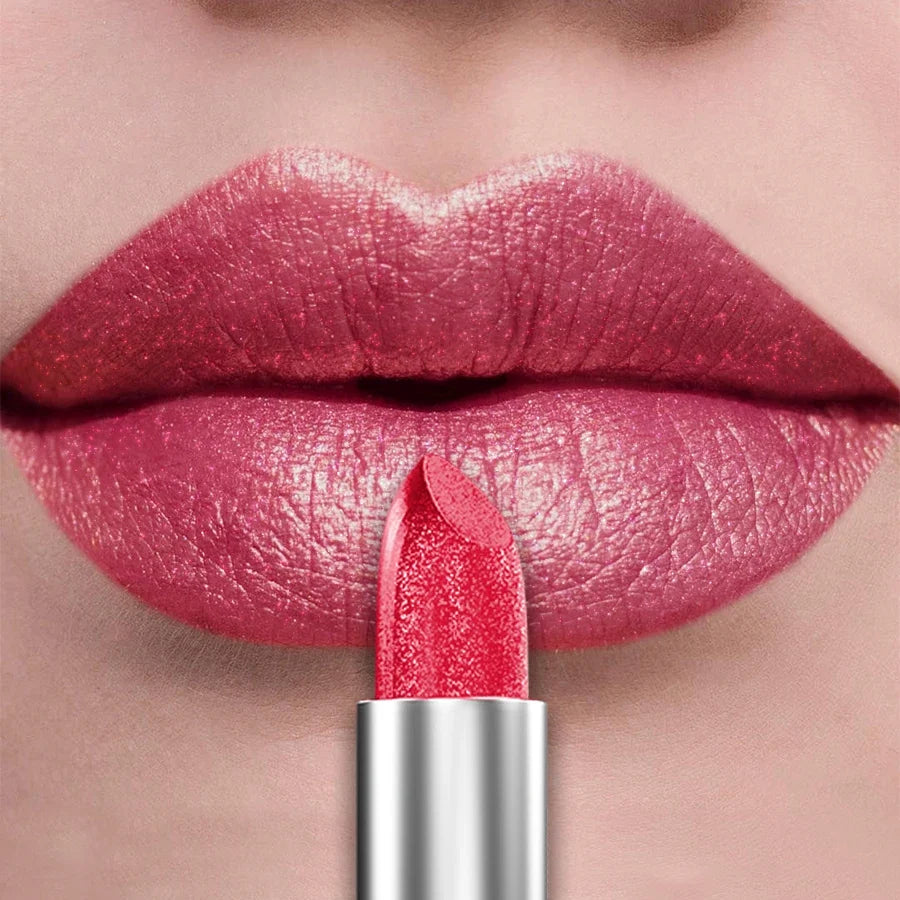 Metallic Glitter Lipstick – 21 Shades