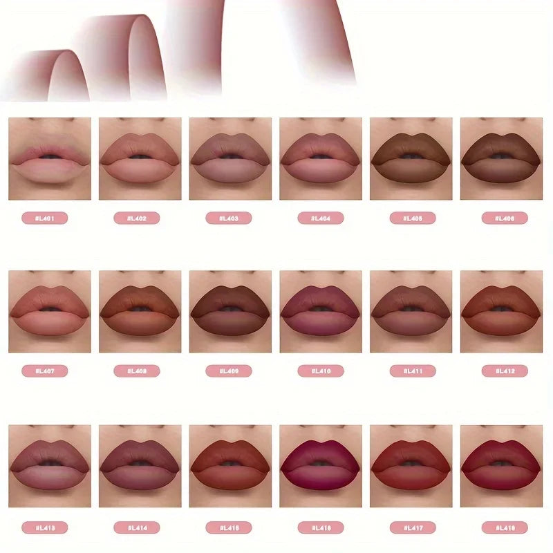 Velvet Matte Lip Liner Set – 6 Pencils