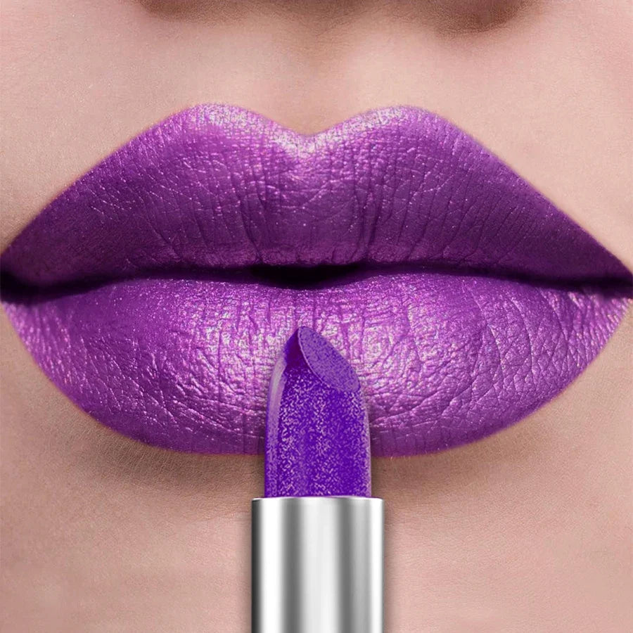 Metallic Glitter Lipstick – 21 Shades