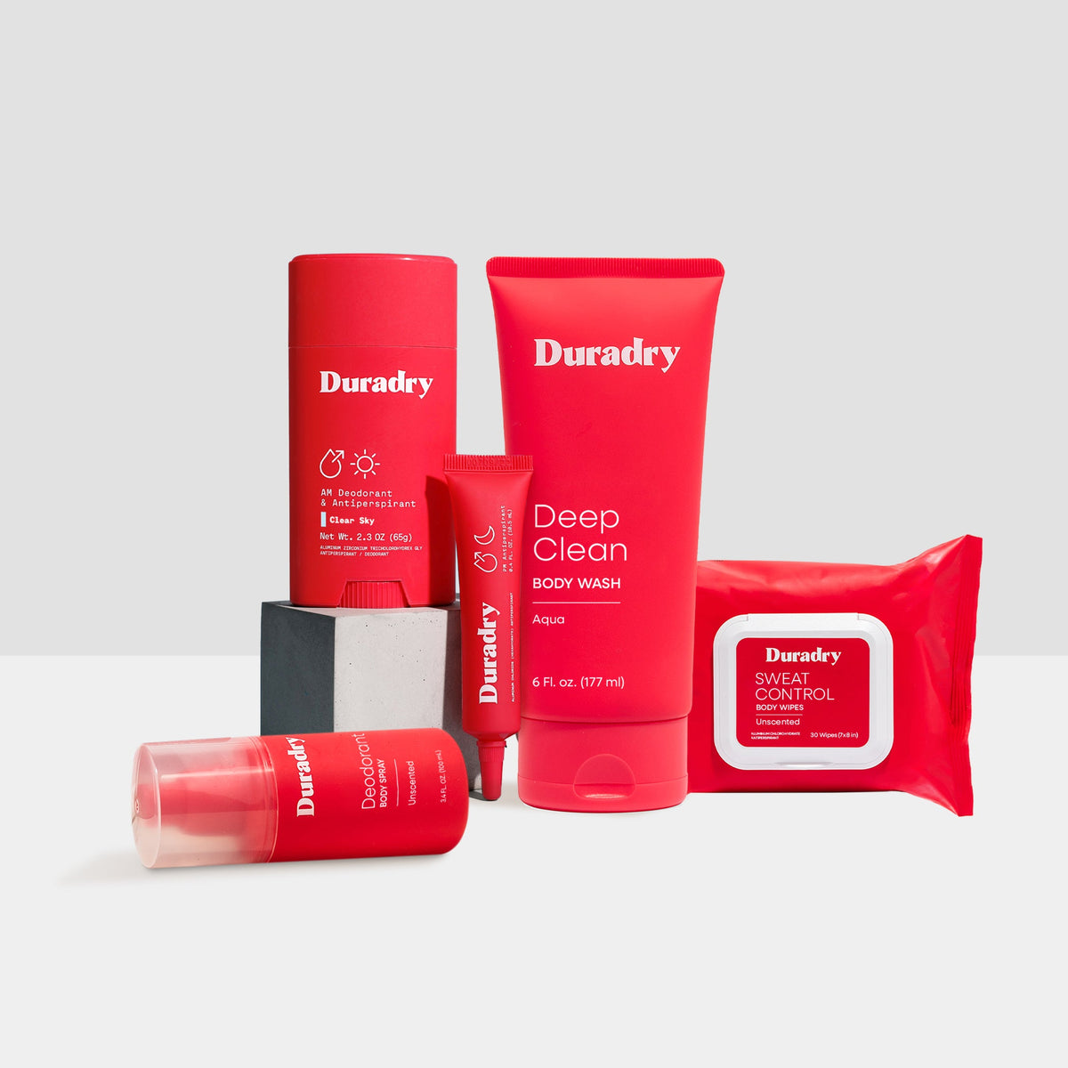 Duradry Signature Starter Kit – Full-Body Sweat & Odor Routine