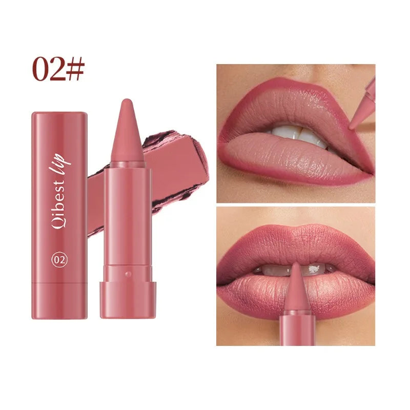 Tapered Matte Lip Liner – Velvet Finish