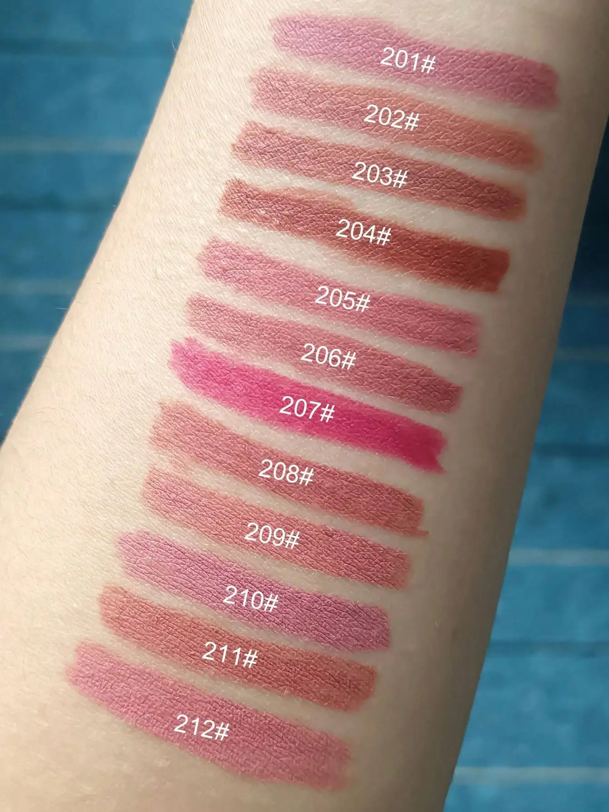 Pro Lip Liner Set – 12 Matte Shades
