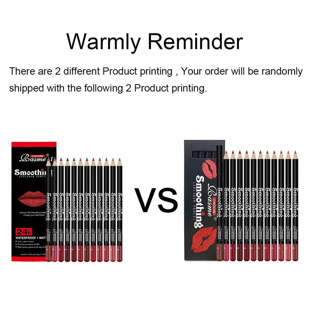 Pro Lip Liner Set – 12 Matte Shades