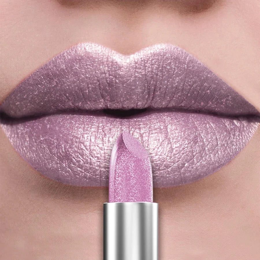 Metallic Glitter Lipstick – 21 Shades