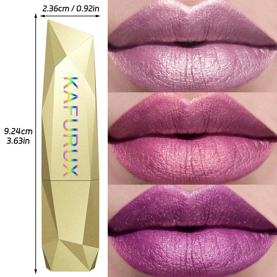 Metallic Glitter Lipstick – 21 Shades