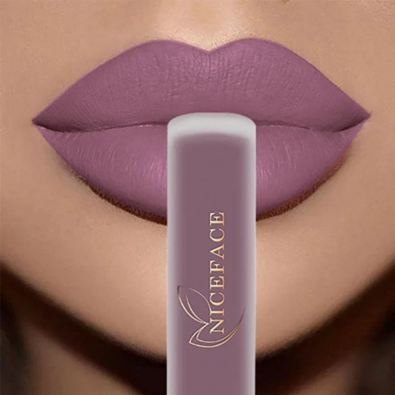 NICEFACE Matte Liquid Lipstick – Waterproof, Long-Lasting