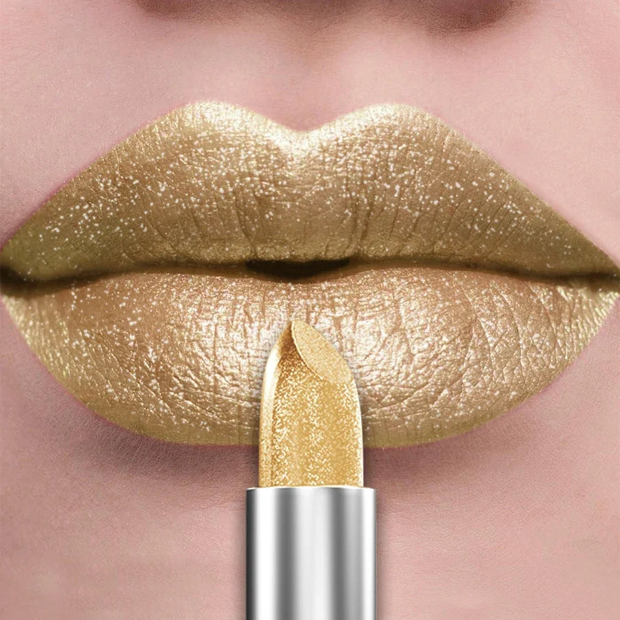 Metallic Glitter Lipstick – 21 Shades