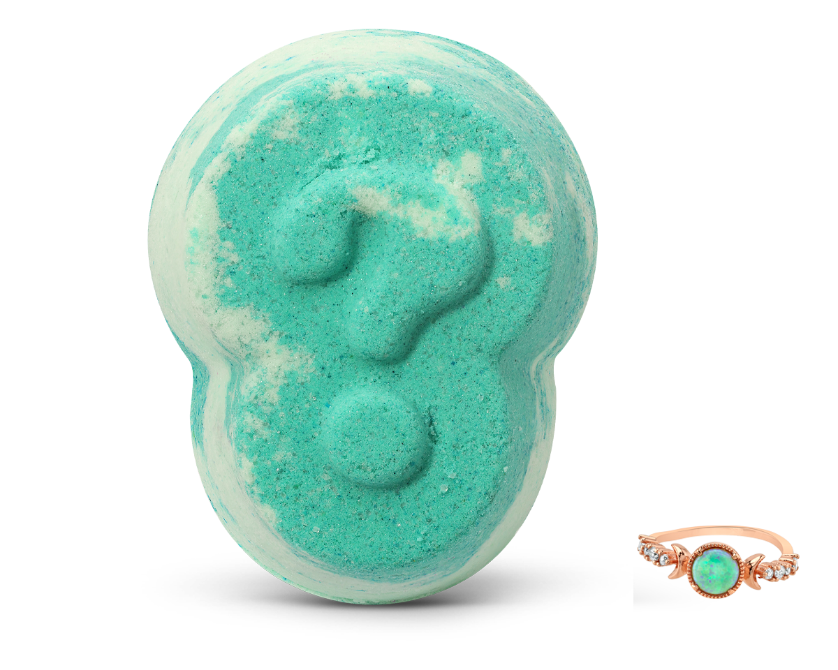 Surprise Bath Bomb with Hidden Ring – Mystery Color & Scent