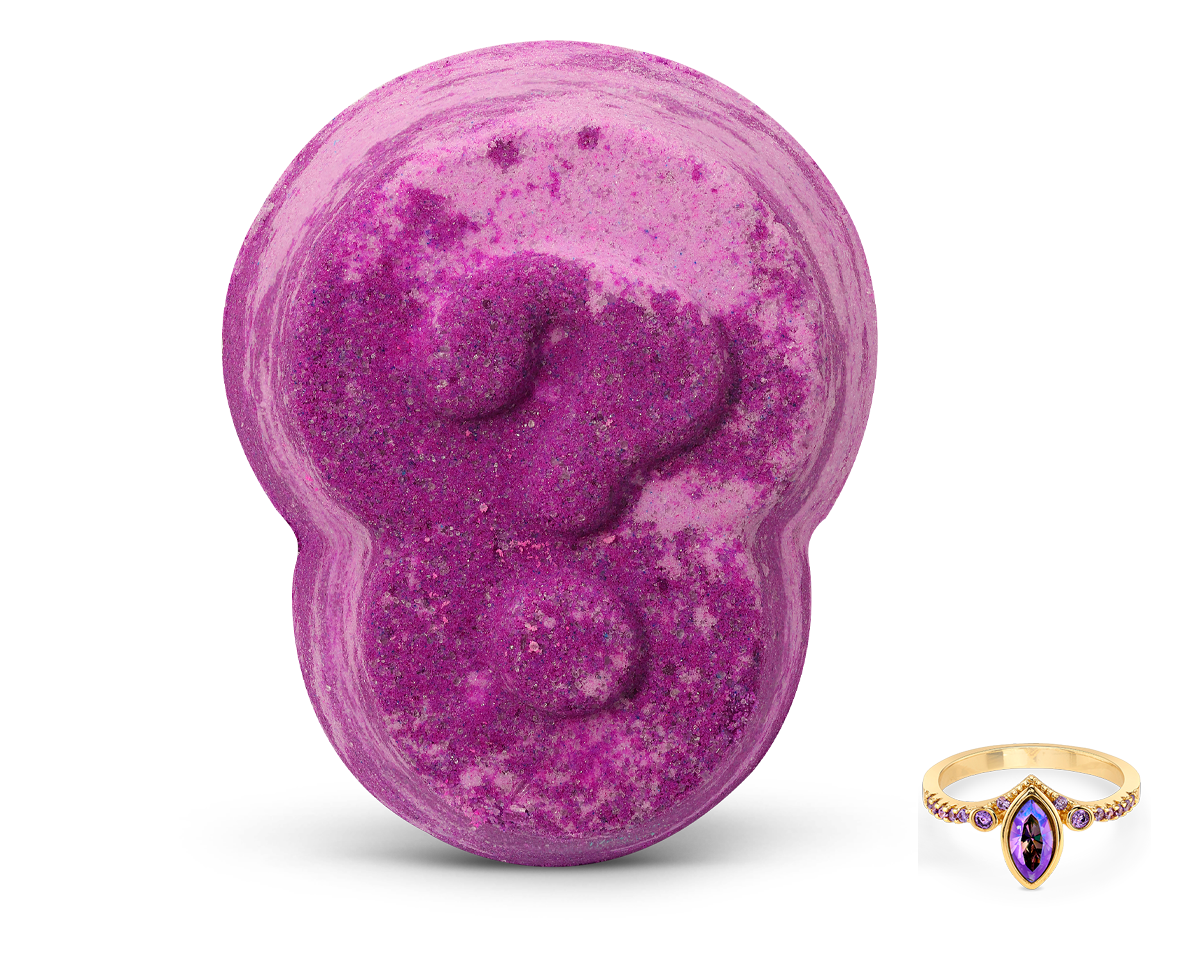 Surprise Bath Bomb with Hidden Ring – Mystery Color & Scent
