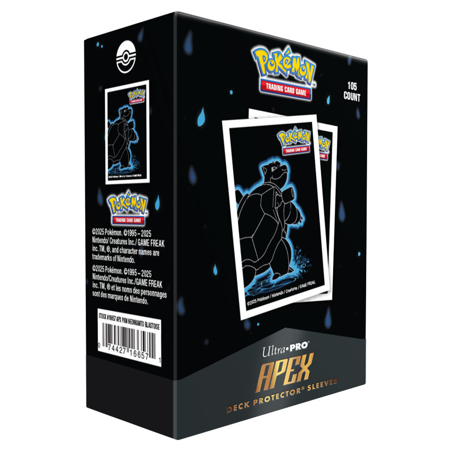 Ultra PRO Apex Neon Kanto Blastoise Card Sleeves (105)